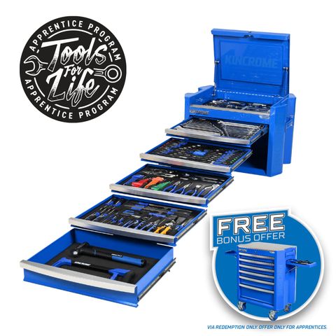 Kincrome - Contour Chest Tool Kit 286 Piece Blue