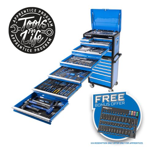 Kincrome - Evolution Chest Tool Kit 312 Piece Blue