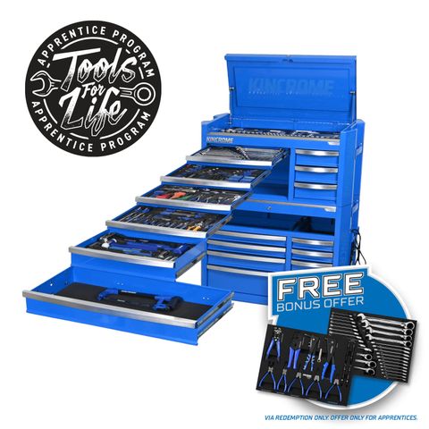 Kincrome - Contour Workshop Tool Kit 470 Pc Blue