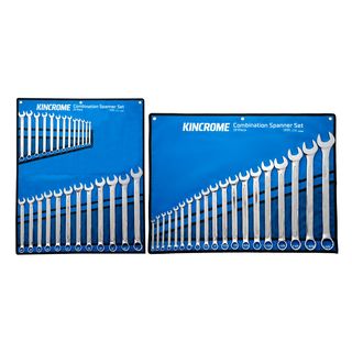 KINCROME - COMBINATION SPANNER SET 44 PC MET/IMP