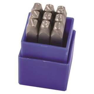 Kincrome - Number Stamp Set 9 Piece 8mm