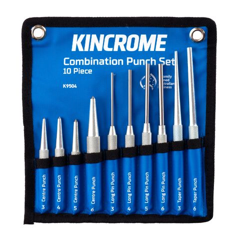 Kincrome - Combination Punch Set 10 Piece