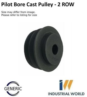 PILOT BORE CAST PULLEY - 2 ROW - SPB - 90MM