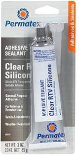 Permatex 80050 Clear RTV Silicone Adhesive