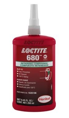 Loctite 680 H/Stg Fast Cure Retain Comp 250ml