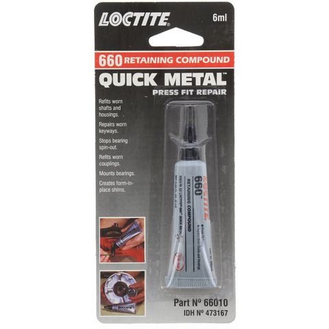 Loctite 660 Quick Metal H/Stg Retain Comp 6ml
