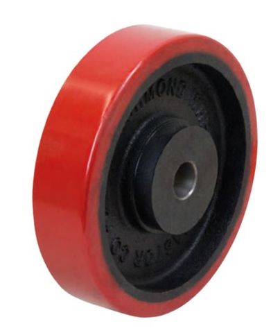 Richmond - Polyurethane Tyred Cast Iron Centred Wh