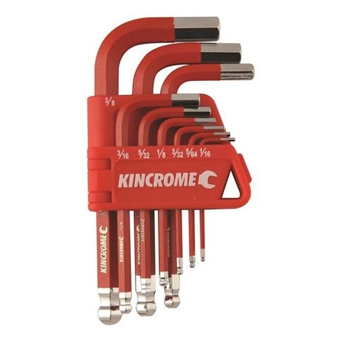 Kincrome - Ball Point Hex Key & Wrench Set