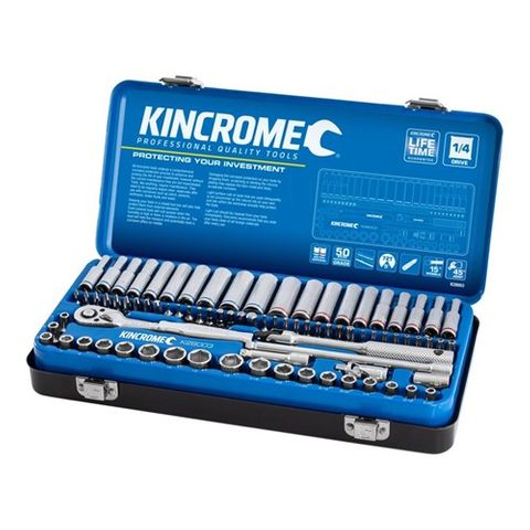 Kincrome - Socket Set 82 Piece 1/4 Drive