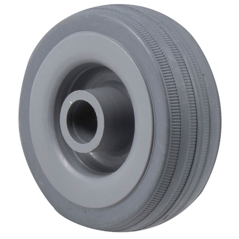 Fallshaw - 65mm x 23mm grey rubber wheel
