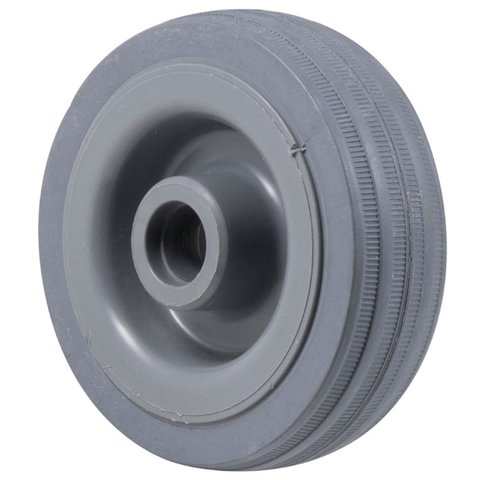 Fallshaw - 75mm x 23mm grey rubber wheel
