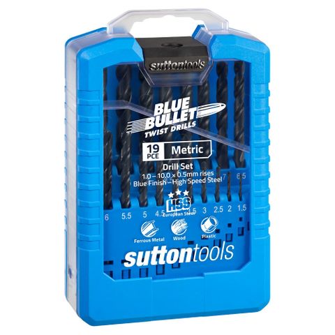 Sutton -19 piece Blue Bullet Metric