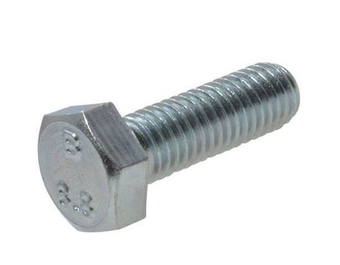 M5X25 Hex Set Screw Class 8.8 Zinc Plated