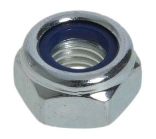 Nyloc Hex Nut - M3 Zinc Plated (Box=200)