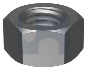 Hex Nut - M2.5 Zinc Plated (Box=1000)