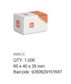 Hex Nut - HT - ZP - M3 (Box=1000)