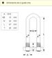 U-Bolt Round 316 Stainless Steel