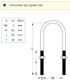 U-Bolt Round Mild Steel Zinc Plated