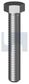 M8X100 Hex Bolt Class 8.8 Zinc Plated