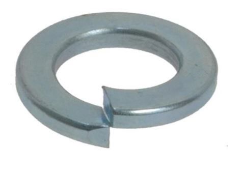 M08 Spring Washer Flat Section Zinc Plated