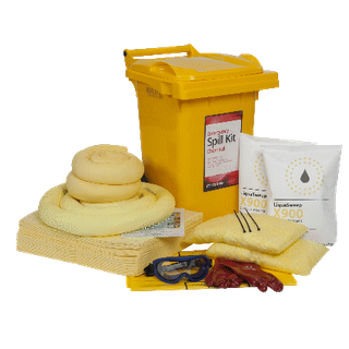 60 Litre Wheeled Bin Spill Kit - Chemical