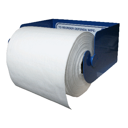 Wall Mounted Roll Wipe Dispenser Kit - 400mm