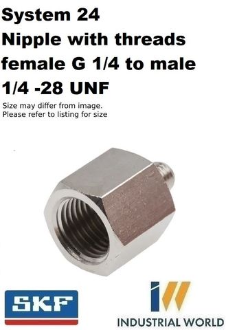 SKF - System 24 - adaptor to male UNF 1/4