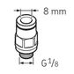 SKF - System 24 - tube connnection - 8 mm tube