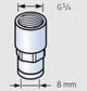 SKF - System 24 - tube connnection - 8 mm tube