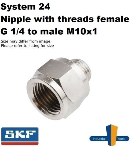 SKF - System 24 - adaptor to male M10X1