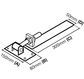 Richmond - Heavy Duty Adjustable Gate Hinge