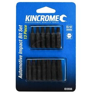 KINCROME -  AUTOMOTIVE IMPACT BITS 13 PCE