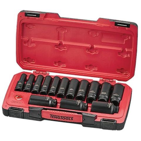 Teng Tools - 1/2 Drive AF Impact Deep Socket Set