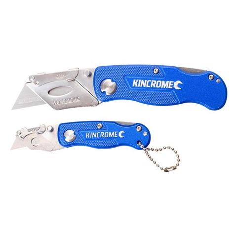 KINCROME -  FOLDING UTILITY KNIFE 2PC SET