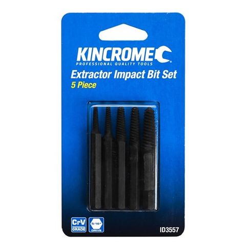 Kincrome - Extractor Impact Bit Set 5/16 Drive 5