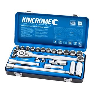 Kincrome - Socket Set 24 Piece 1/2 Drive - Metric