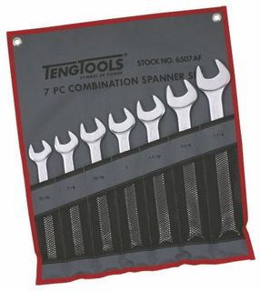 Teng Tools - 7 Pc AF Combination Spanner Set