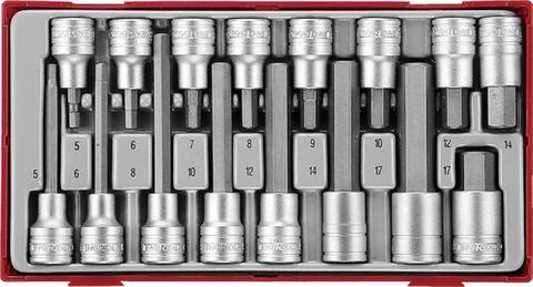Teng Tools - 1/2 Drive Hex Bit Set