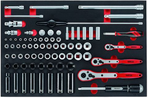 Teng Tools - EVA  1/4, 3/8 & 1/2 Drive Socket Set