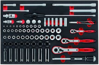 Teng Tools - EVA  1/4, 3/8 & 1/2 Drive Socket Set