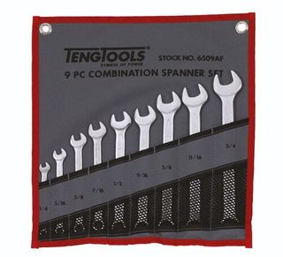 Teng Tools - 9 Pc AF Combination Spanner Set