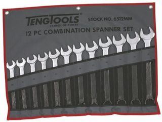 Teng Tools - 12 Pc Metric Combination Spanner Set