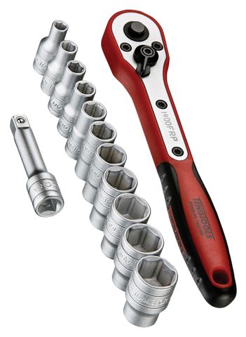 Teng Tools - 1/4 Drive 13 Piece Socket Set