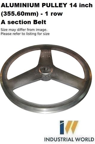 ALUMINIUM PULLEY 14 inch (355.60mm) - 1 row