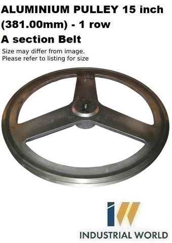 ALUMINIUM PULLEY 15 inch (381.00mm) - 1 row