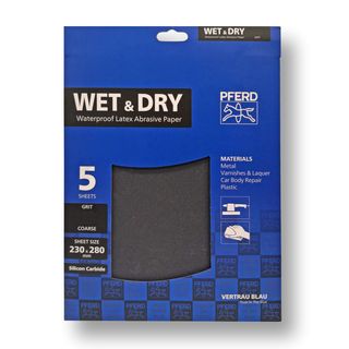 Pferd - 5 Pack Abrasive Sheets Wet & Dry