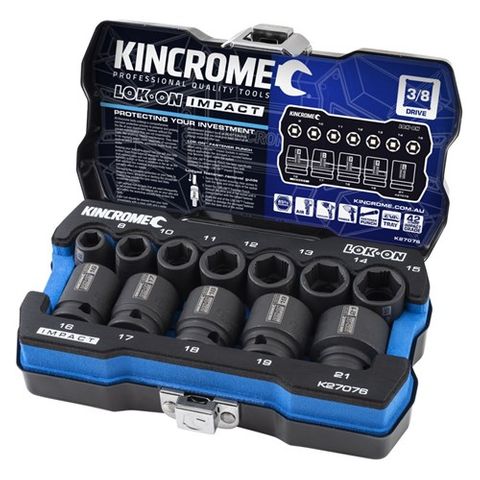 Kincrome - Lok-On Impact Socket Set 12 Piece