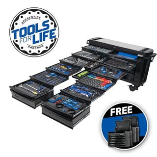 KINCROME - CONTOUR SUPER-WIDE TROLLEY TOOL KIT