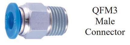 Push-In Male Connector