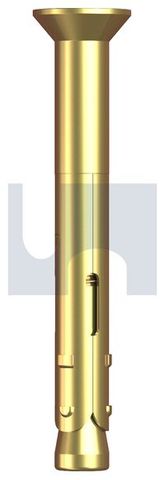 CKS Sleeve Anchor - 10mm x 75 Zinc Yellow (Box 50)
